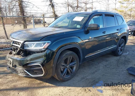 2022 Volkswagen Atlas 3.6L V6 Sel R-Line z USA, uszkodzony, nr VIN 1V2AR2CA9NC505811